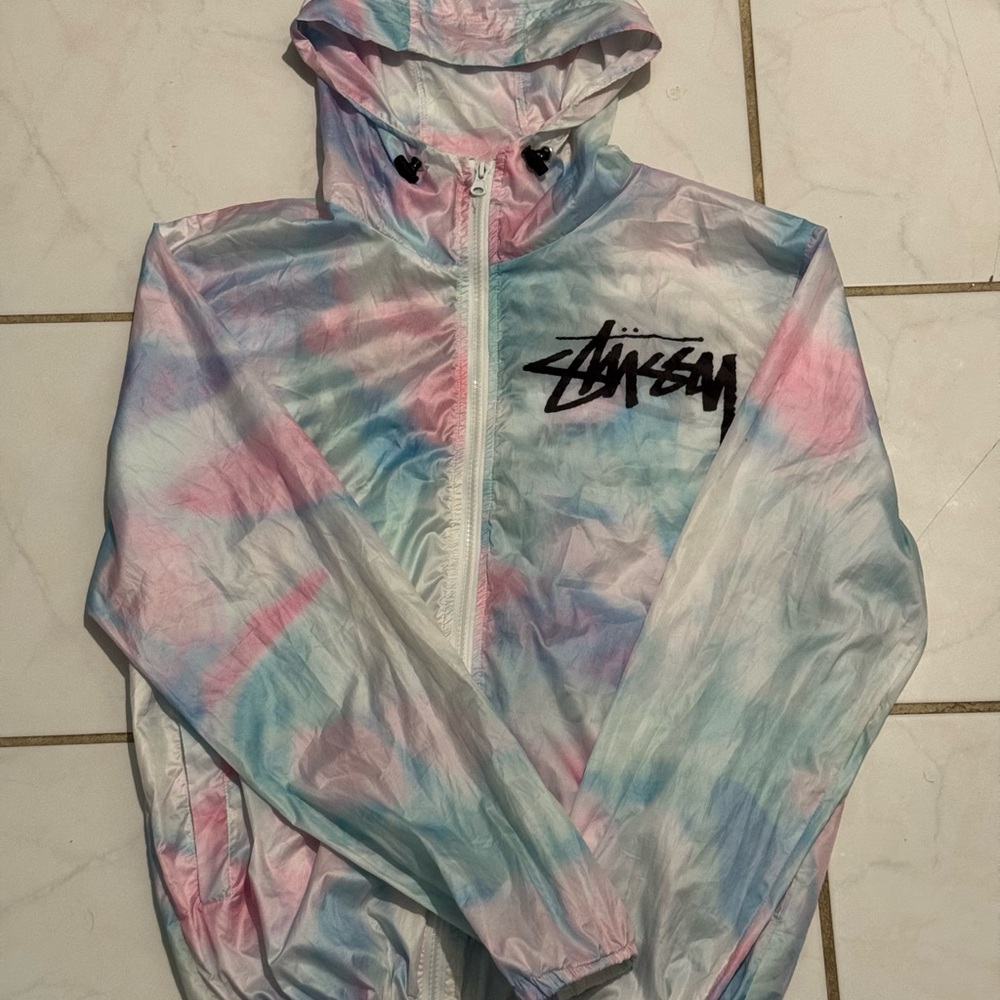 Stussy Tie-Dye Windbreaker Jacket